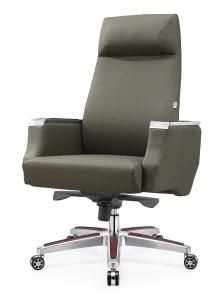 High Back 360 Swivel Chair for Staff Manager Executive Boss Leather Office Chair Modern Furniture A1801