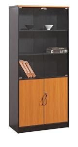 Fireproof Finish 2 Door Bookshelf Bookcase File Cabinet New Modern Design 2018 Office Furniture