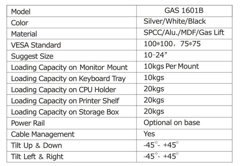 Gas Lift Mobile Computer Workstation