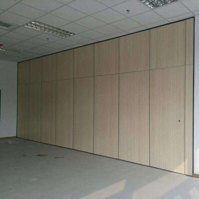 Office Decoration Movable Wood Sliding Folding Partition Walls for Multi Function Hall