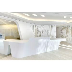 Classic Reception Desk Artificial Stone Reception Desk Acrylic Reception Desk on Sale