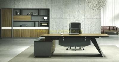Luxury Practical Linear System Wooden Office Furniture Executive Desk