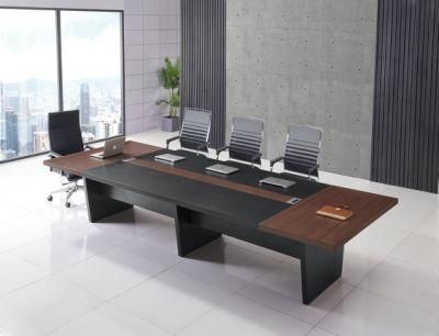 American Standard Carb P2 12 Feet Meeting Room Multi Person Wooden Big Conference Table