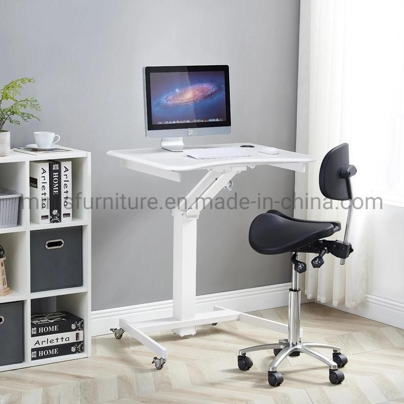 (M-OD1131) Small Computer Table Movable Adjustable Height Standing/Sitting Computer Desk