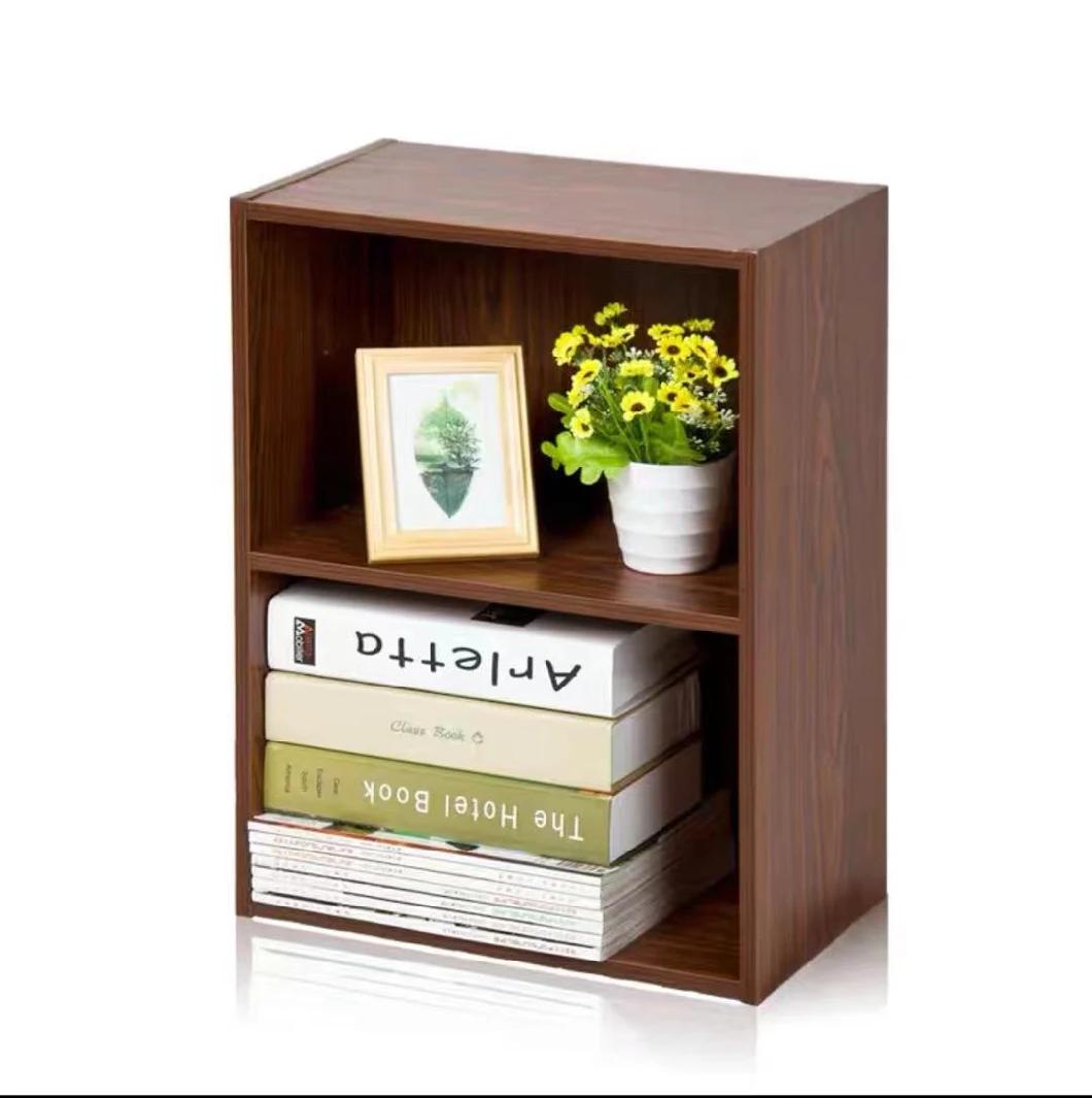 Easy-Assembly Modern Wood Bookcase Cabinet Home Furniture Storage with High Quality