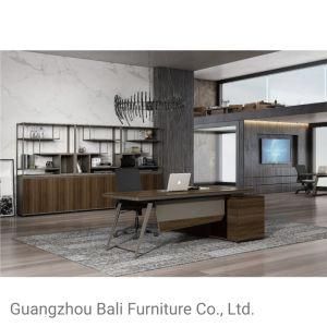 2021 Modern New Melamine Furniture L Shape Wood/Wooden Executive Office Table (BL-WN05D2204)