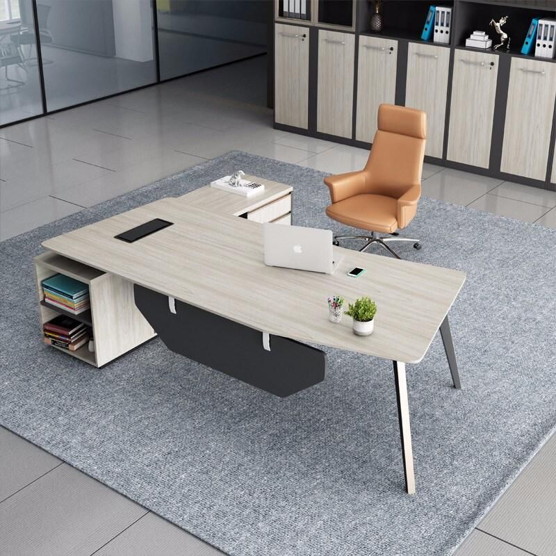 Fashion Office Boss Table Design Modern Melamine Manager Executive Desk