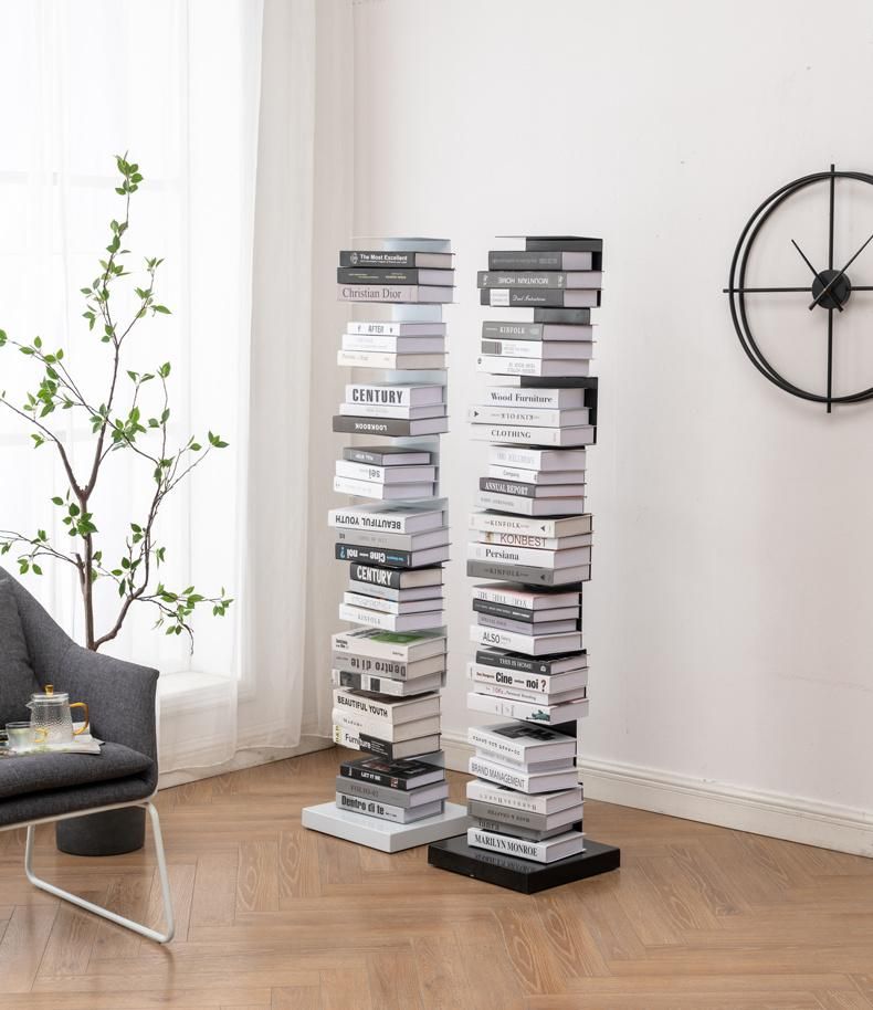 DIY Customizable Carbon Steel Multi-Layer Office Bookcase Living Room Furniture Bookshelf