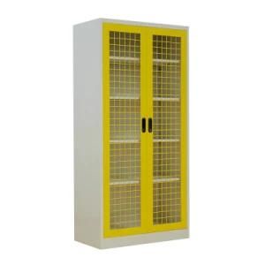 Eco-Friendly Strong All Steel Construction Steel File Cabinet Steel Swing Door Grid Filing Cabinet