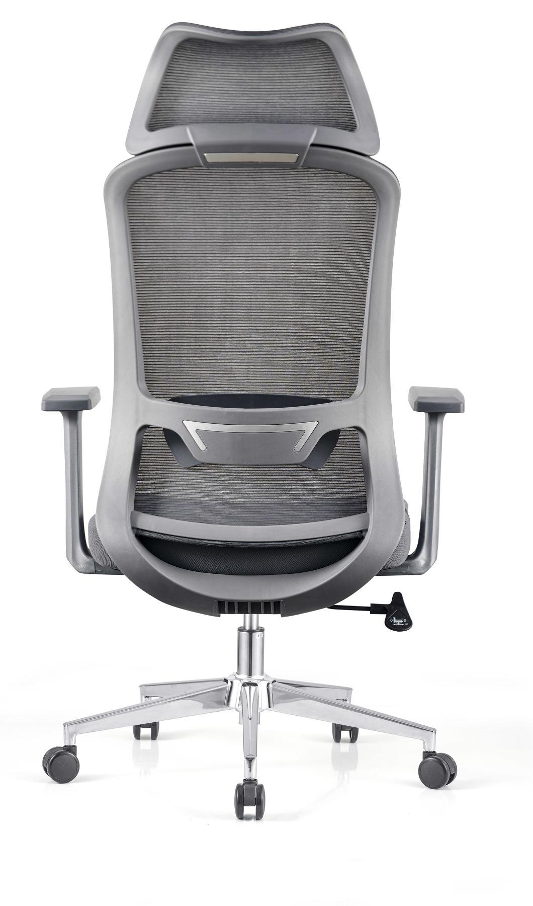 Factory Customized Ergonomic Swivel Mesh Office Chair --Blue Whale