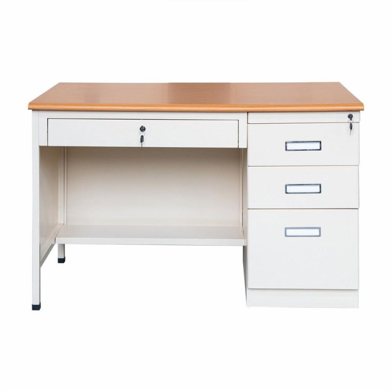 Cutomize Metal Office Furniture Computer Desk with Drawers