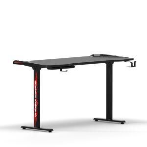 Visky Cool Design Gaming Computer Desk Gaming Table with LED Light