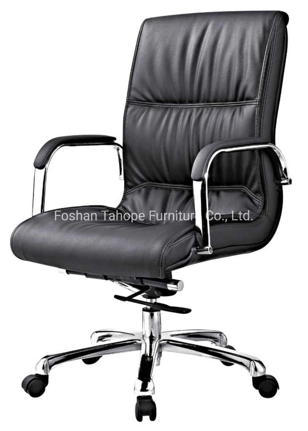 Audience Visitor Use Modern Office Furniture Conference Leather Boardroom Chair for Computer Study