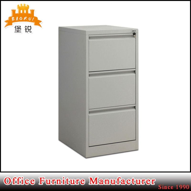 Grey Color 3 Drawer Vertical Filing Cabinet (AS-002-3D)