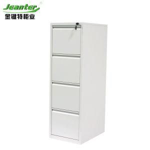 New Design Plastic Handle 4 Drawer Cupboard Steel Filing Cabinet for Office