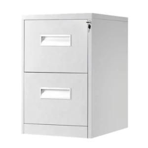 Custom Metal Office Stainless Steel 2 Drawer File Storage Cabinet for Office Furniture