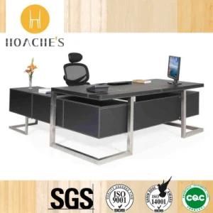 Modern Design Luxury Office Table with Leather (YA09)