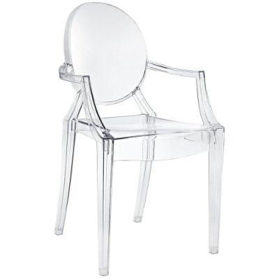 Flash Furniture Nesting Series Transparent Stacking Side Chair
