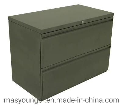 Office Use 2 Drawers Lateral Steel Filing Cabinet