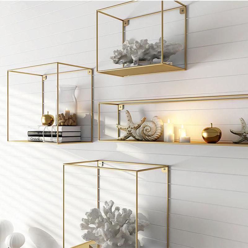 Modern and Simple Metal Hanging Shelves with Different Specifications 0529