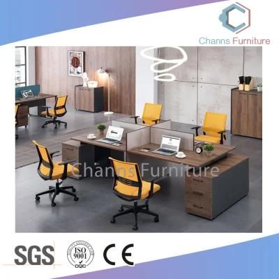 Wooden Frame Office Workstation with Aluminum Partition (CAS-WA05)