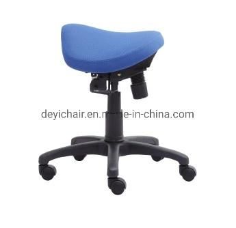 up and Down Seat Angle Adjustment Two Lever Mechanism Fabric PU Upholstery Computer Saddle Shape Office Chair