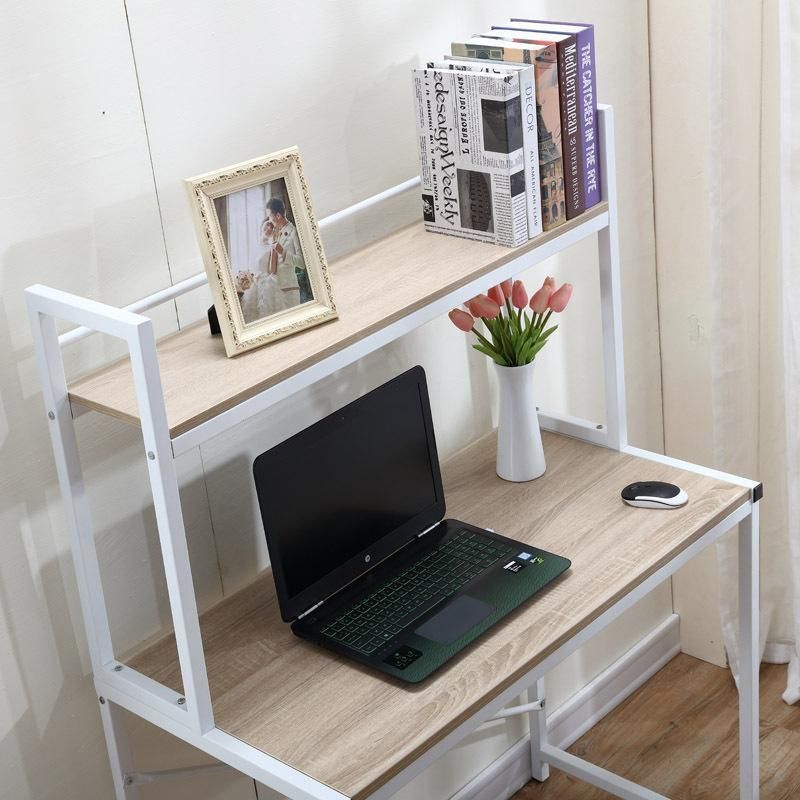 Book Display Stand Steel Office Computer Study Desk for Home