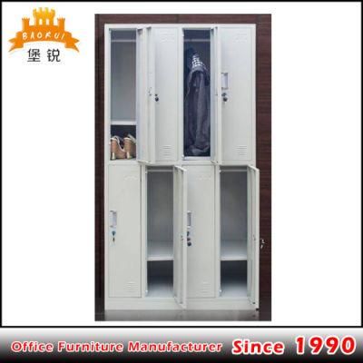 Fas-029 Office Storage Cabinet 8 Door Steel Clothes Locker for Sale