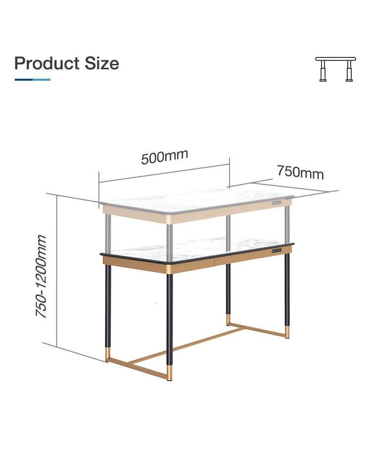 Marble Carton Export Packed China Wholesale Lingyus-Series Standing Table with Factory Price