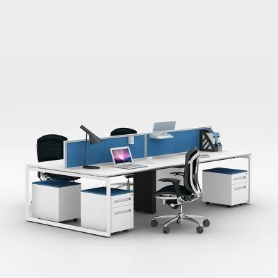 Office Used Furniture Modular Partition Cubicles 4 Person Work Bench Office Workstations