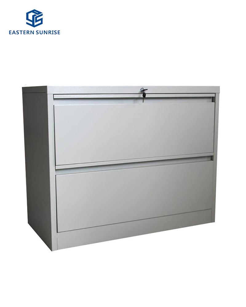 Home/Office Use Steel Metal Office Filling Cabinet with 2 Drawers