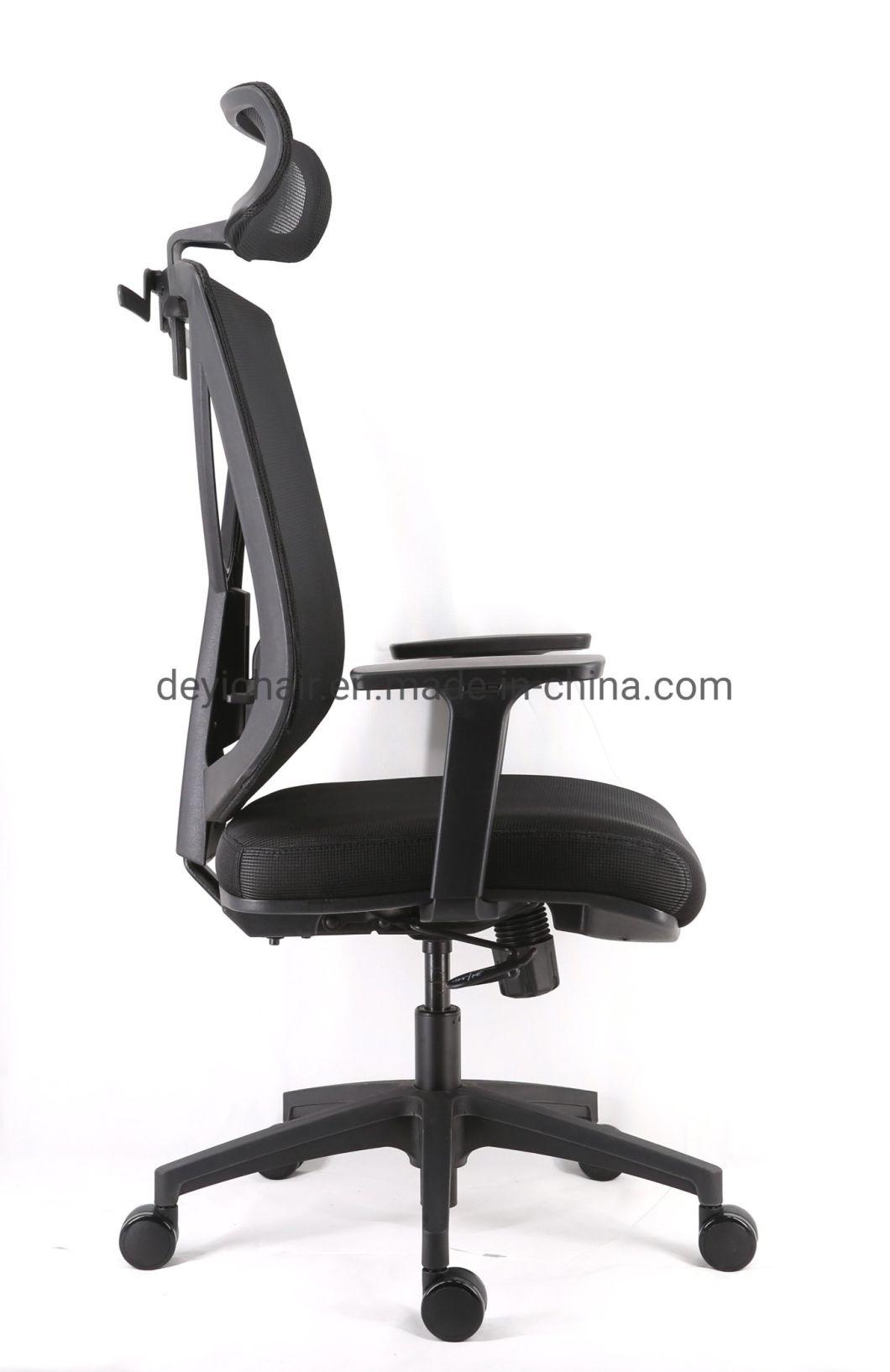 Seat up and Down Mechanism with Soft Seat Foam Adjustable Arms and Headrest Nylon Base Chair