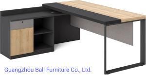 High-End MDF Furniture L Shaped Computer Manager Executive Office Desk (BL-ET017)