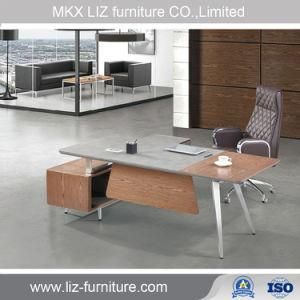 Hot Selling Wooden Executive Boss Manager Leather Table (LD003)