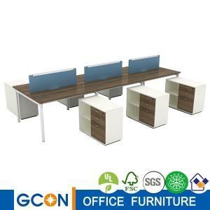 Fashion 6 Persons Office Workstation Desk Table for Staff Use