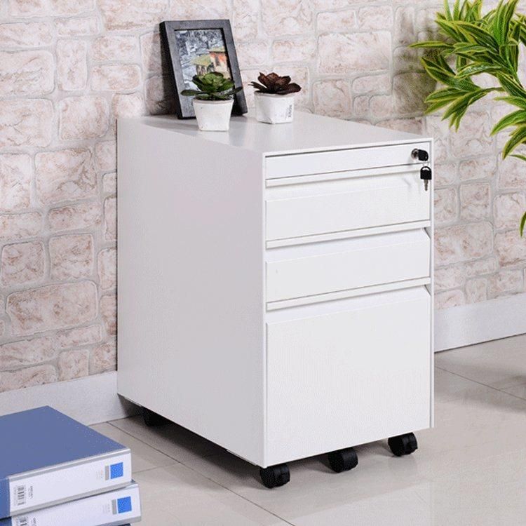 Good Quality Under Desk Mobile Pedestal 3 Drawer Cabinet