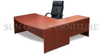 High Quality Melamine L Shape Office Desk Executive Computer Table (SZ-OD141)
