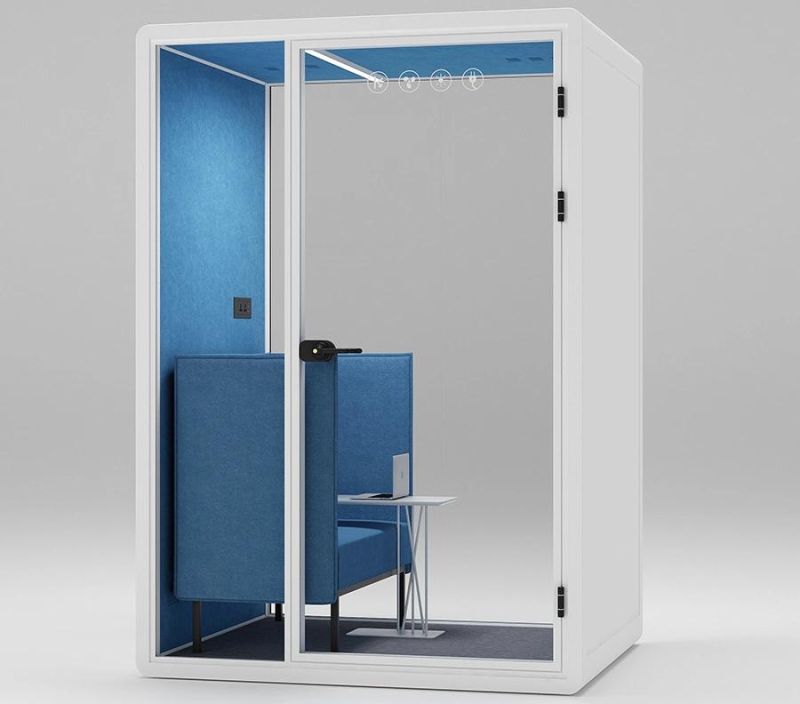 Office Booth Privacy Meeting Pod Office Sound Proof Booth with Furniture Option Sound Isolate Office Pod
