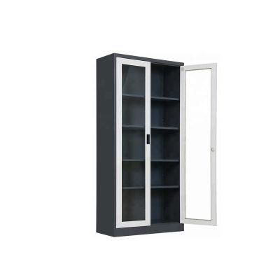 Book Cupboard Steel File Cabinet with Shelves Filing Cabinet with Shelves Above