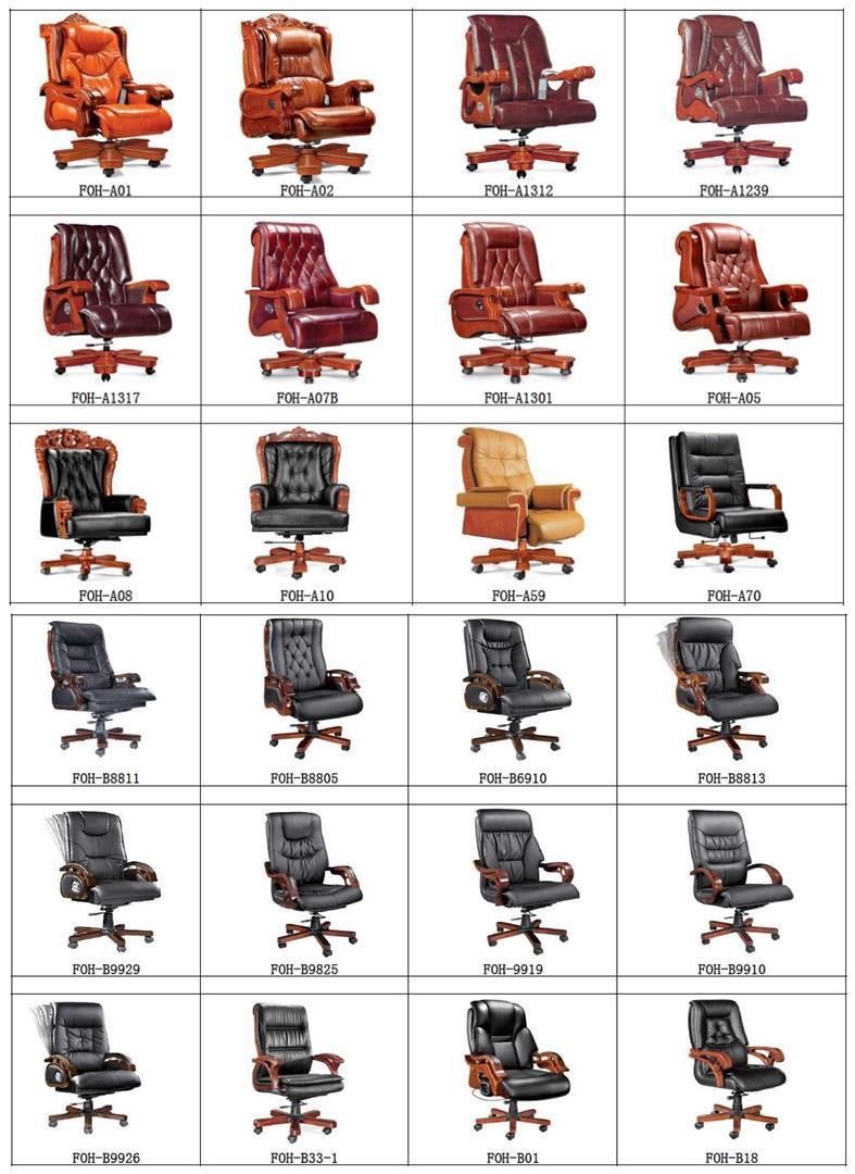 Soft Office Big and Tall Leather Chair (FOH-1326)