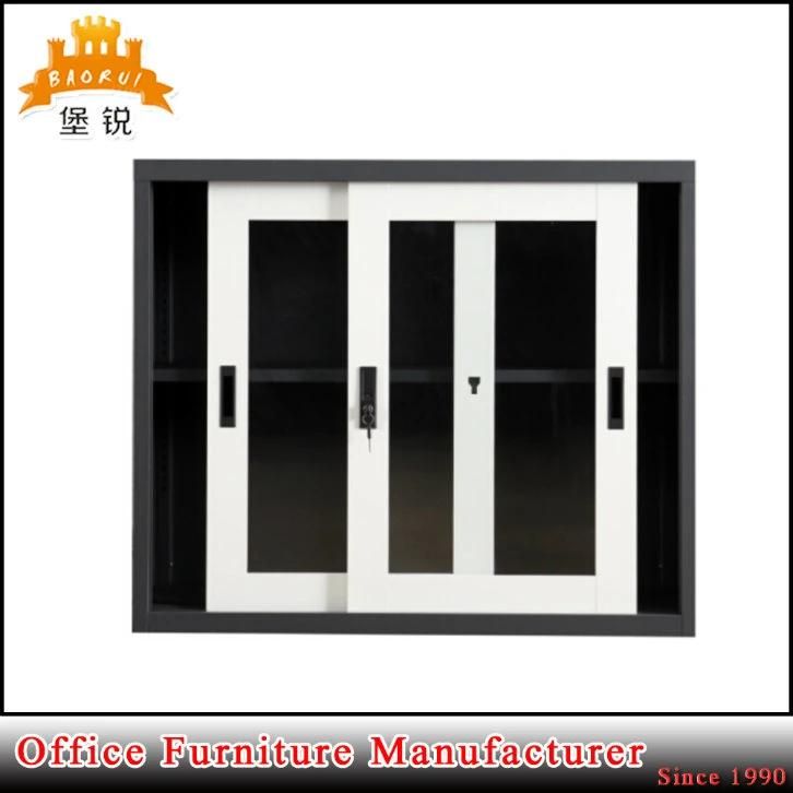 Sliding Glass Door Office Steel Furniture Metal Filing Cabinet