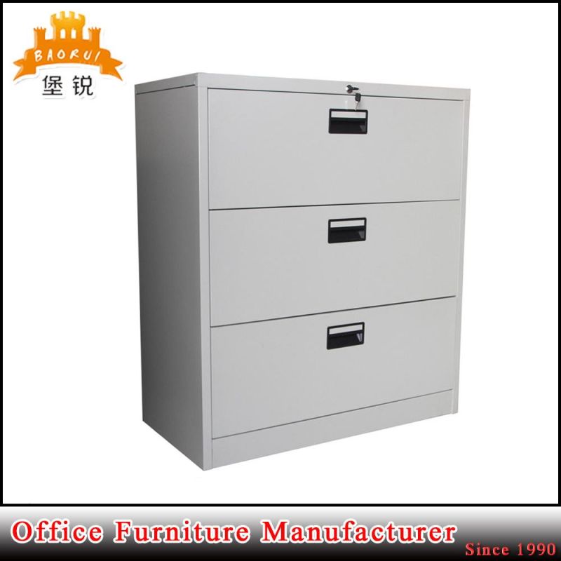 Jas-003-3D High Quality Office Usage Metal 3-Drawer Lateral Filing Cabinet