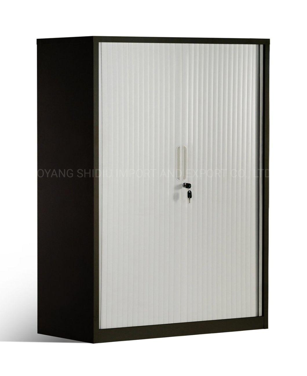 Medium Height Paperflow Door File Storage Cabinet with Adjustable Shelf