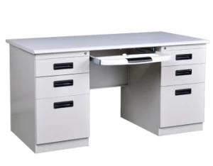 Modern Office Furniture Double 6 Drawers Single Metal Steel Office Desk