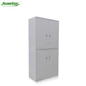 Steel Storage 2 Glass Sliding Door Cabinet File Cupboard with Adjustable Shelves