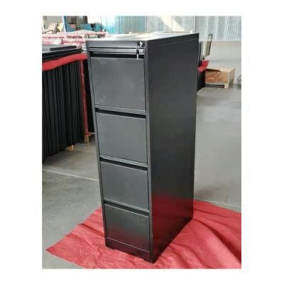 Fas-002-4D Office Filing Cabinet 4 Drawer Card Box Storage Vertical Hanging File Cabinet Steel Cabinets