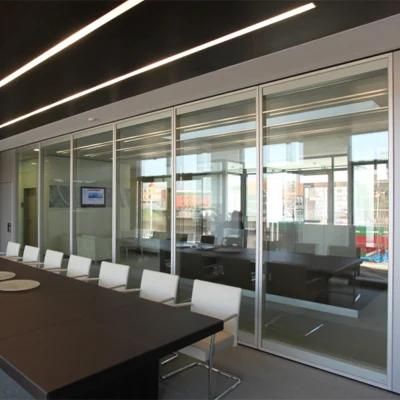 Movable Aluminium Frame Glass Office Partition Wall