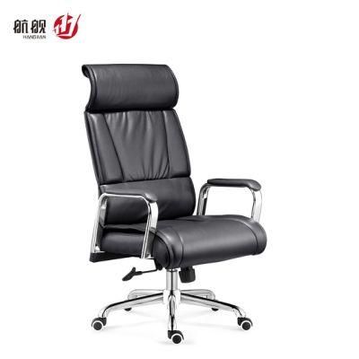 Hangjian High Back Swivel Chiars Pve Leather Office Seating furniture