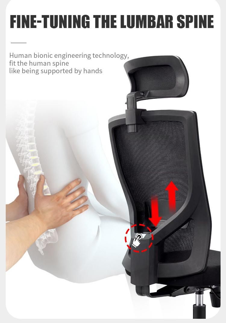 BIFMA Wholesale Project Mesh Swivel Home Office Furniture Computer Parts Folding Office Chairs with Footrest