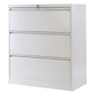 3 Drawers Steel File Cabinet Office Simple Modern Design Wide Storage Filing Cabinet